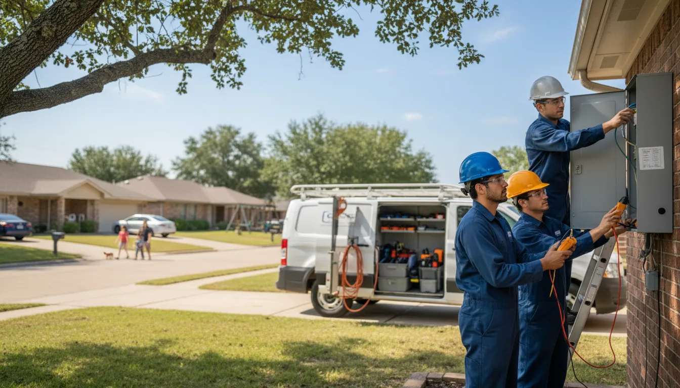 Certified electrician providing emergency electrical services in Manchester, IL